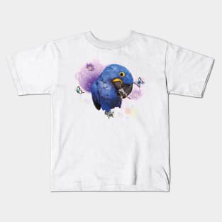 Hyacinth macaw Kids T-Shirt